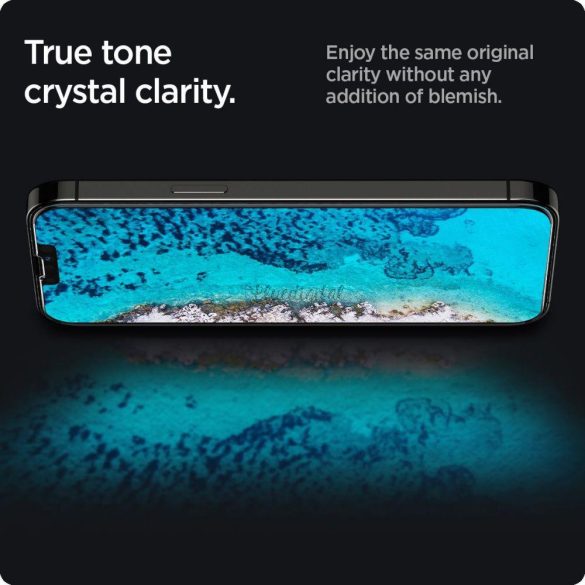 Spigen GLAS.TR SLIM edzett üveg iPhone 13 / 13 Pro betekintésvédett