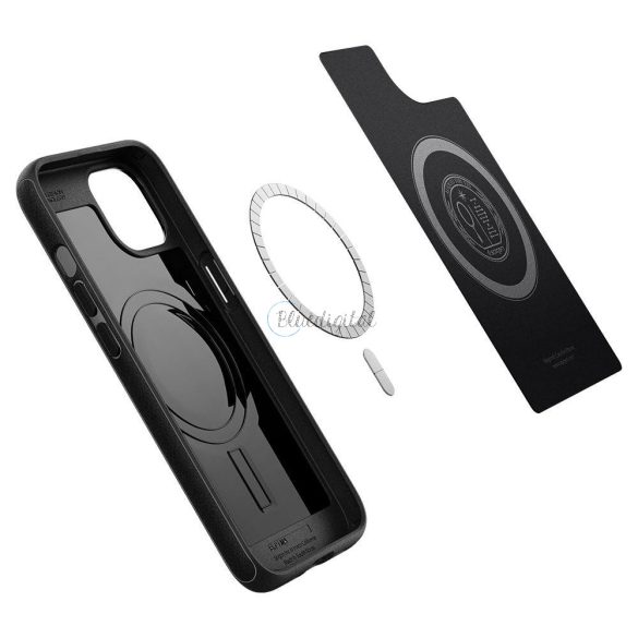 Spigen Mag Armor tok iPhone 13 Magsafe kompatibilis Armor Tok fekete Matte