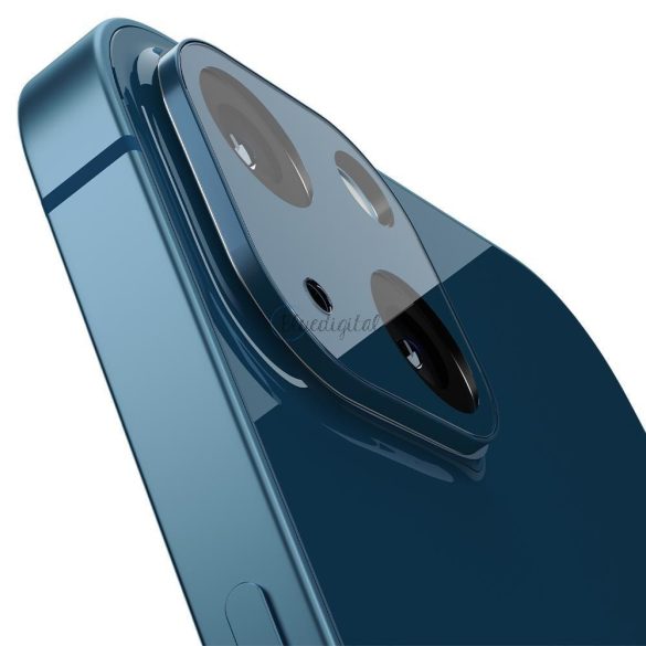 Spigen Optik.tr Camera Protector 2-Pack iPhone 13 Mini / 13 kék telefontok