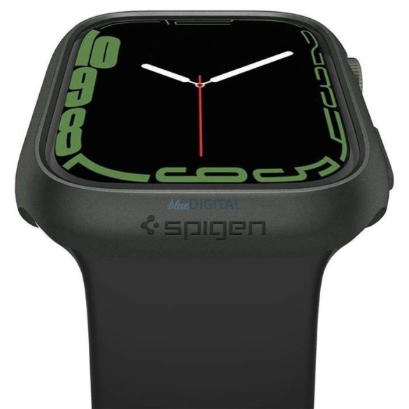 Spigen THIN FIT Apple Watch 7 (45mm) katonai zöld tok