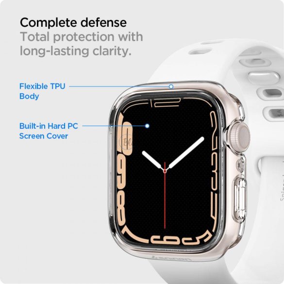 Spigen Ultra hybrid Apple Watch 7 (45 mm) kristálytiszta