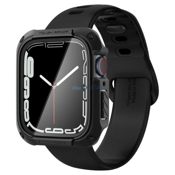 Spigen Tough Armor csereszíj Apple Watch 7 45mm/Apple Watch 8 45mm fekete