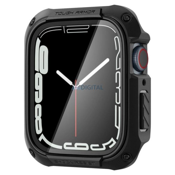 Spigen Tough Armor csereszíj Apple Watch 7 45mm/Apple Watch 8 45mm fekete