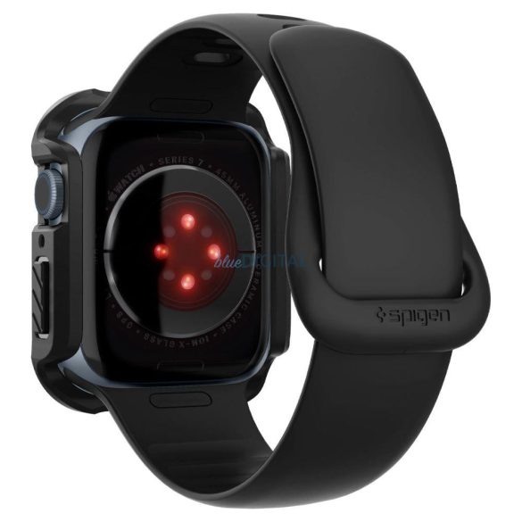 Spigen Tough Armor csereszíj Apple Watch 7 45mm/Apple Watch 8 45mm fekete