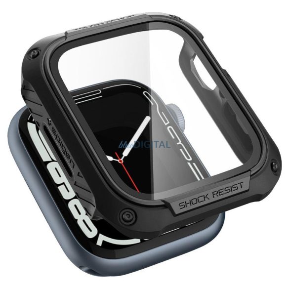 Spigen Tough Armor csereszíj Apple Watch 7 45mm/Apple Watch 8 45mm fekete