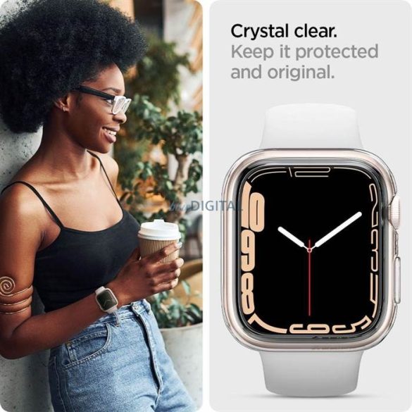 Spigen Liquidy Crystal tok Apple Watch 4 / 5 / 6 / 7 / 8 / SE (40 / 41mm) átlátszó