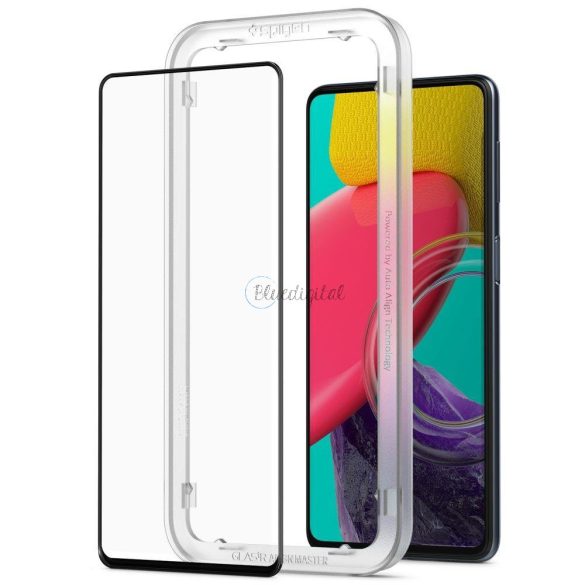 TEMPERED GLASS Spigen ALM GLASS FC GALAXY M53 5G FEKETE fólia