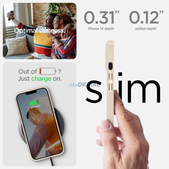 Spigen ULTRA HYBRID IPHONE 14 PLUS homokos bézs színű