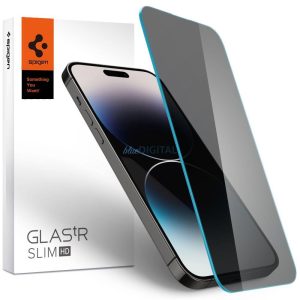 Spigen edzett üveg GLAS.TR SLIM IPHONE 14 PRO MAX PRIVAZSÁG