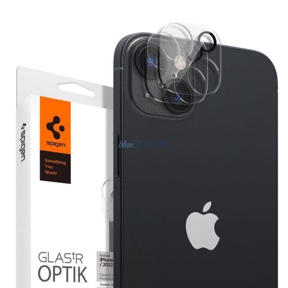 Spigen Optik.TR kameravédő edzett üveg a kameraszigetre iPhone 14/14 Plus 2 db átlátszó