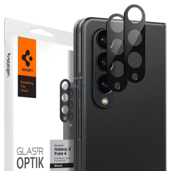 Spigen OPTIK.TR kamera lencse védő fólia fekete szegéllyel 2 db-os Samsung Galaxy Z Fold 4