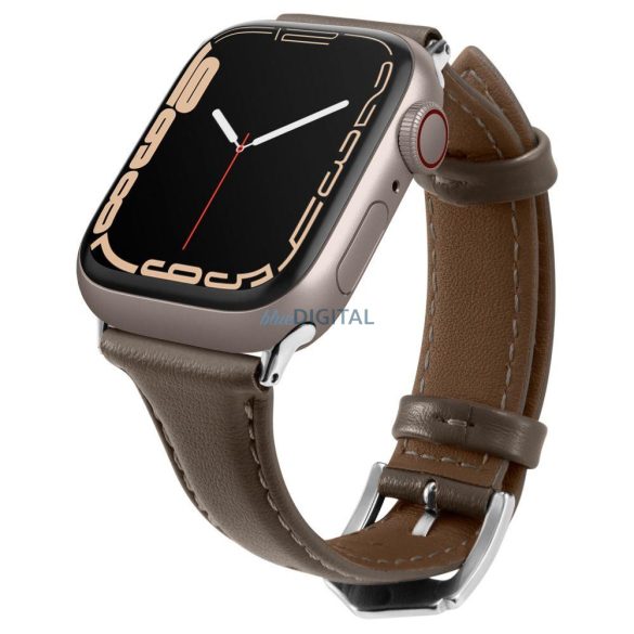 Spigen Cyrill Kajuk csereszíj Apple Watch 4 / 5 / 6 / 7 / 8 / 9 / SE (40 / 41mm) khaki