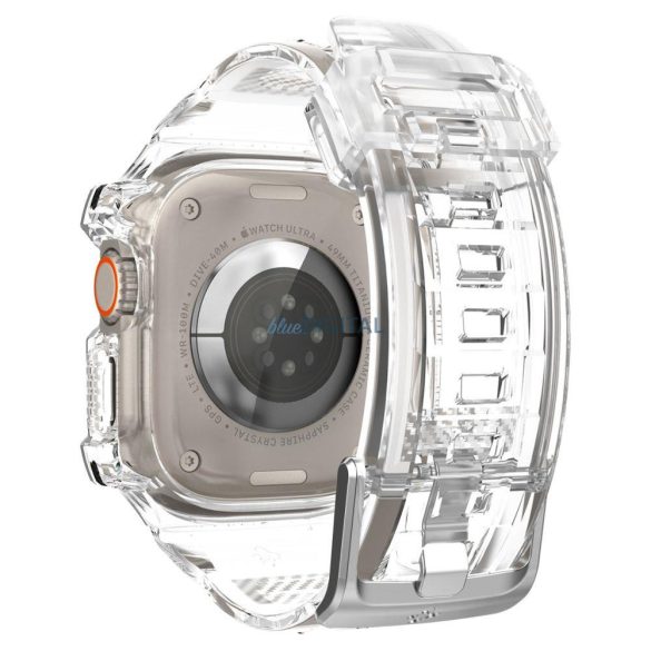 Spigen RUGGED ARMOR "PRO" Apple Watch ULTRA (49MM) átlátszó szíj és tok