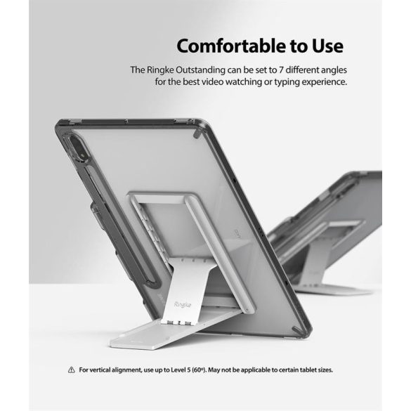 Ringke Fusion Combo Kiemelkedő kemény telefontok TPU tok Samsung Galaxy Tab S7 11 '' + öntapadó összecsukható állvány szürke (FC475R40)