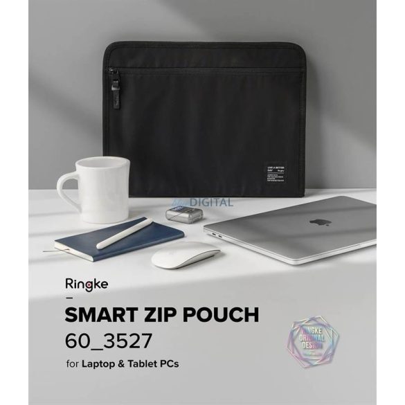 Ringke Smart Zip Pouch univerzális tok laptop, tablet (13 '' méretig)
