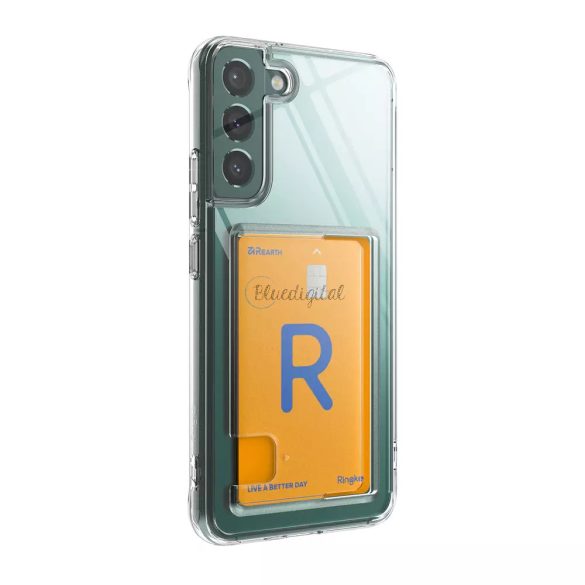 Ringke Fusion Card tok Samsung Galaxy S22 + (S22 Plus) Card Wallet dokumentumok átlátszó (FCD593R52)