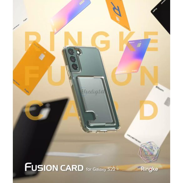 Ringke Fusion Card tok Samsung Galaxy S22 + (S22 Plus) Card Wallet dokumentumok átlátszó (FCD593R52)