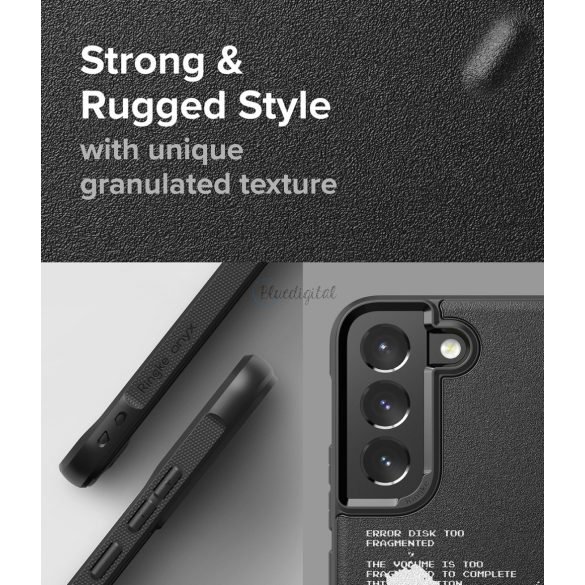 Ringke Onyx Design Teses TPU tok Samsung Galaxy S22 + (S22 Plus) fekete (graffiti) ()