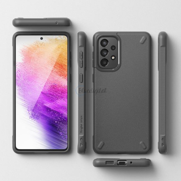 Ringke onyx tartós tpu tok Samsung Galaxy A73 Grey -hez