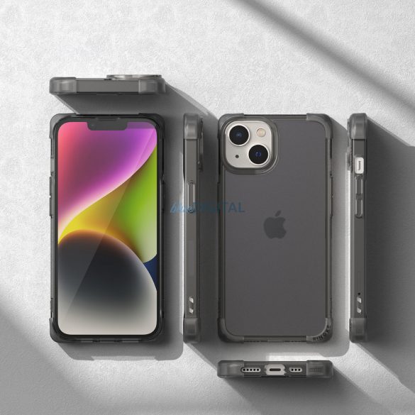 Ringke Fusion Bumper tok iPhone 14 Plus készülékhez szürke