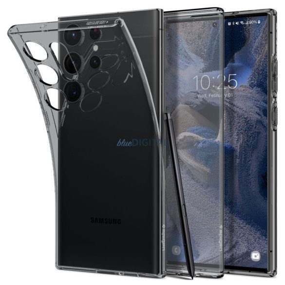 SPIGEN Liquid Crystal Samsung Galaxy S23 Ultra űrkristály tok