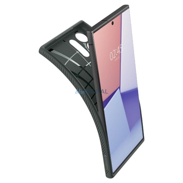 SPIGEN Liquid Air Samsung Galaxy S23 Ultra sötétzöld tok