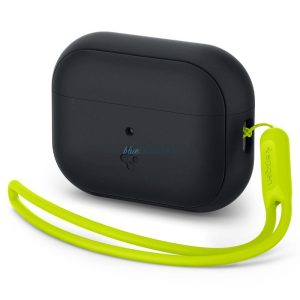 Spigen SILICONE FIT STRAP Apple AIRPODS PRO 1 / 2 fekete / ZÖLD tok