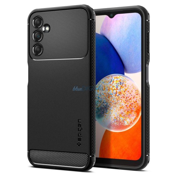 Spigen RUGGED ARMOR GALAXY A14 5G matt fekete tok