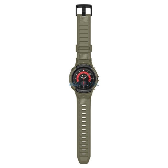 Spigen RUGGED ARMOR "PRO" GALAXY Watch 5 PRO (45MM) VINTAGE keki szíj és tok