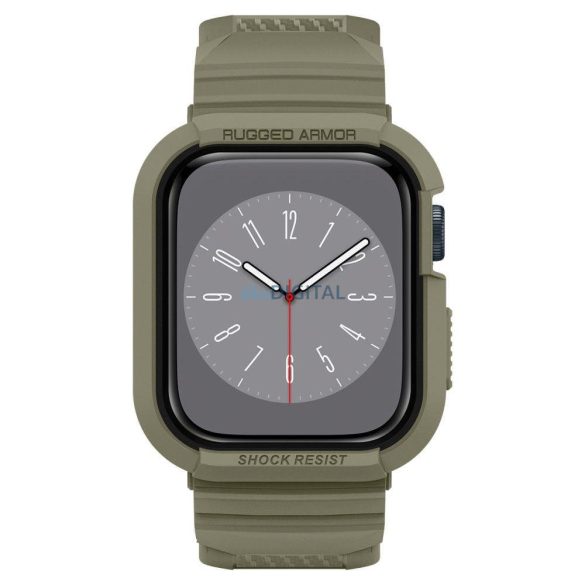 SPIGEN RUGGED ARMOR "PRO" APPLE WATCH 4 / 5 / 6 / 7 / 8 / SE (44 / 45 MM) VINTAGE keki szíj és tok