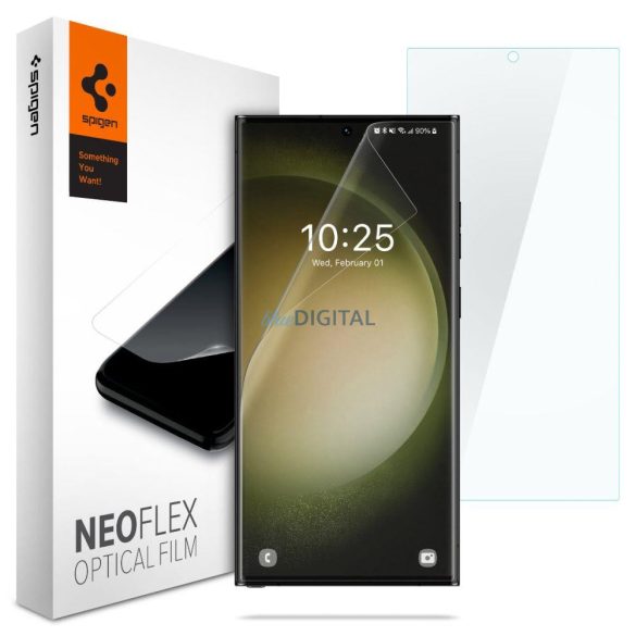 Spigen NEO FLEX 2db Samsung Galaxy S23 Ultra átlátszó KÉPERNYŐVÉDŐ FÓLIA