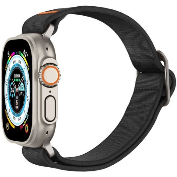 Spigen Fit Lite Ultra csereszíj Apple Watch 4 / 5 / 6 / 7 / 8 / 9 / SE / Ultra (42 / 44 / 45 / 49 mm) fekete