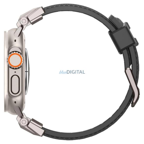 Spigen DURAPRO ARMOR csereszíj Apple Watch  4 / 5 / 6 / 7 / 8 / 9 / SE / ULTRA (42 / 44 / 45 / 49 MM) - fekete