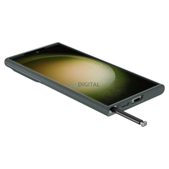 Spigen OPTIK ARMOR Samsung Galaxy S23 Ultra sötétzöld tok