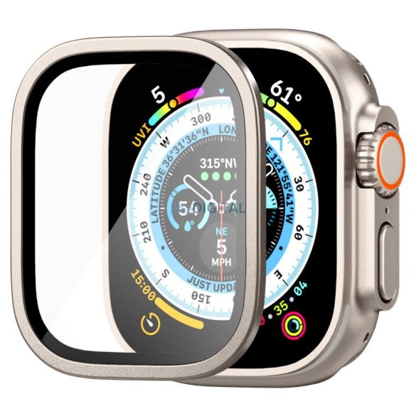 TEMPERED GLASS Spigen GLAS.TR SLIM PRO Apple Watch ULTRA (49 MM) TITÁNIUM fólia