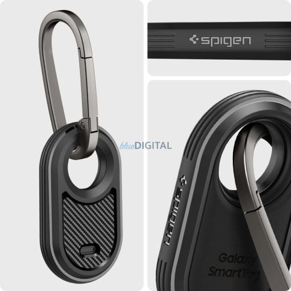 Spigen Rugged Armor tok SAMSUNG Galaxy SmartTag 2 - matt fekete