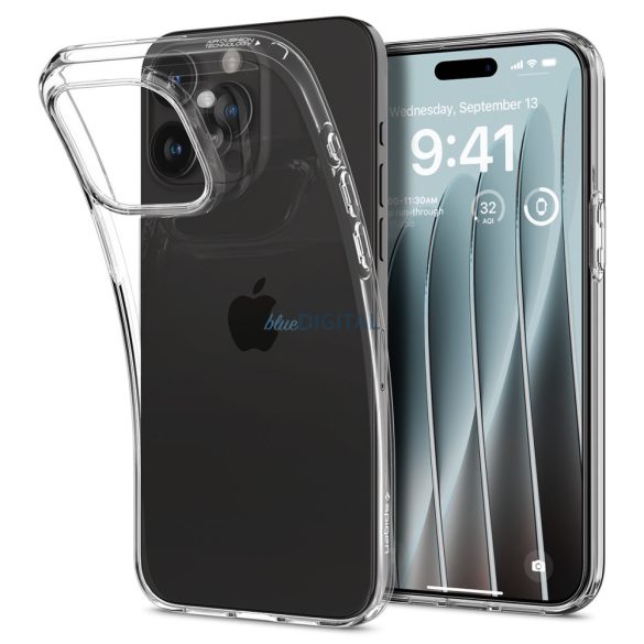 Spigen Crystal Flex, átlátszó - iPhone 15 Pro Max tok