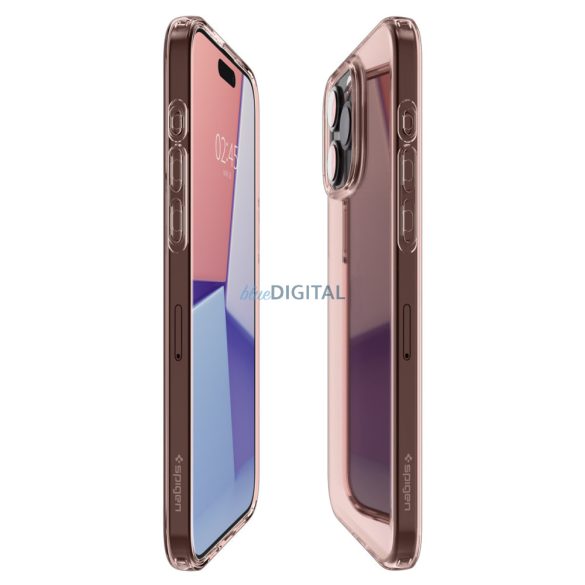 Spigen Crystal Flex, rózsaszín kristály - iPhone 15 Pro Max tok