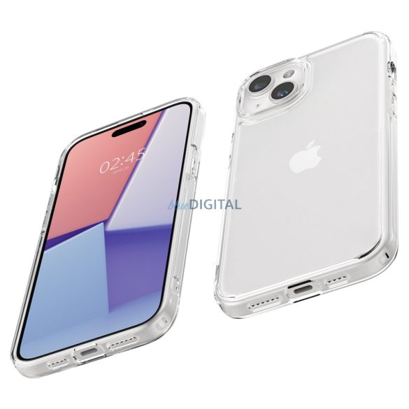 Spigen Crystal Hybrid, átlátszó - iPhone 15 Plus tok