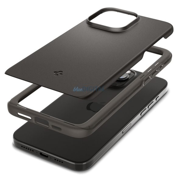 Spigen Thin Fit, Armor fém - iPhone 15 Pro Max tok