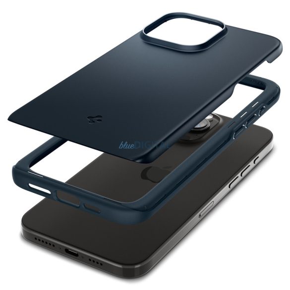 Spigen Thin Fit, fémlap - iPhone 15 Pro Max tok
