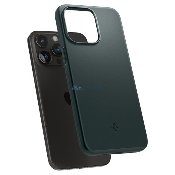 Spigen Thin Fit tok iPhone 15 Pro Max - zöld