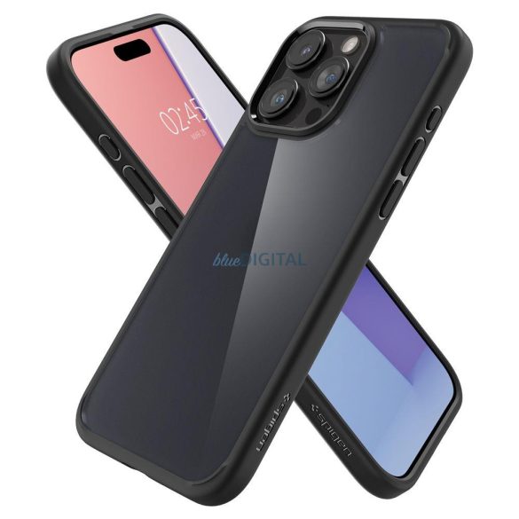 Spigen ULTRA HYBRID iPhone 15 PRO MAX MAX FROST FEKETE tok