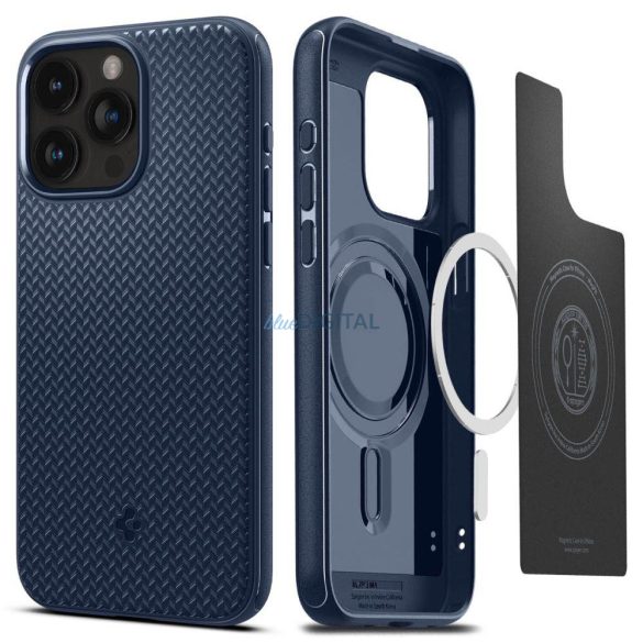 SPIGEN MAG ARMOR iPhone 15 PRO MAX TENGERÉSZKÉK tok