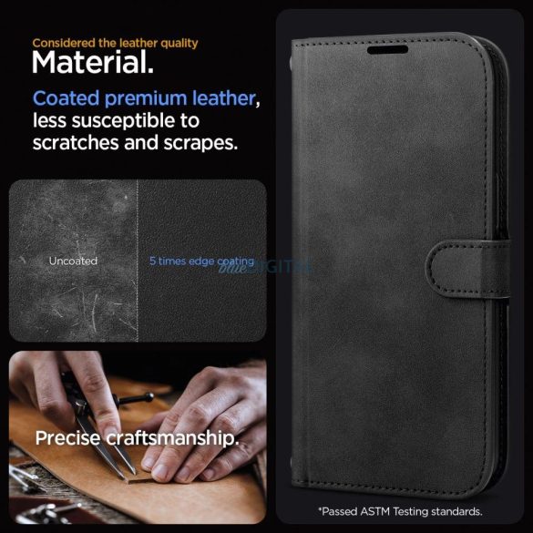 Spigen Wallet S Pro tok iPhone 15 Pro Max - fekete