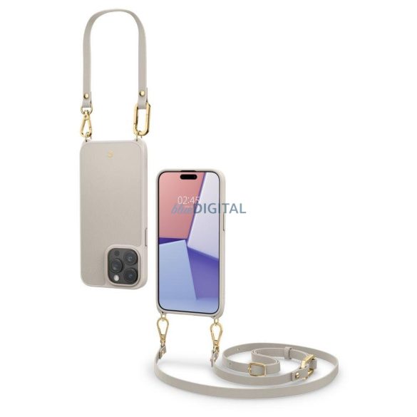 Spigen CYRILL CLASSIC CHARM MAG MAG MAGSAFE iPhone 15 PRO MAX krémszínű tok