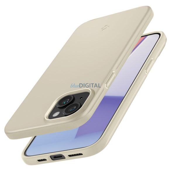 Spigen Thin Fit tok iPhone 15 Plus - bézs színben