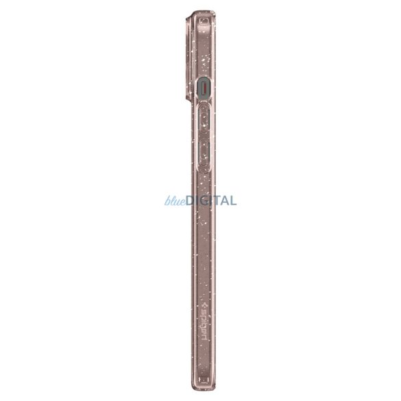 Spigen Liquidy Crystal tok iPhone 15 Plus rózsaszín átlátszó csillogós