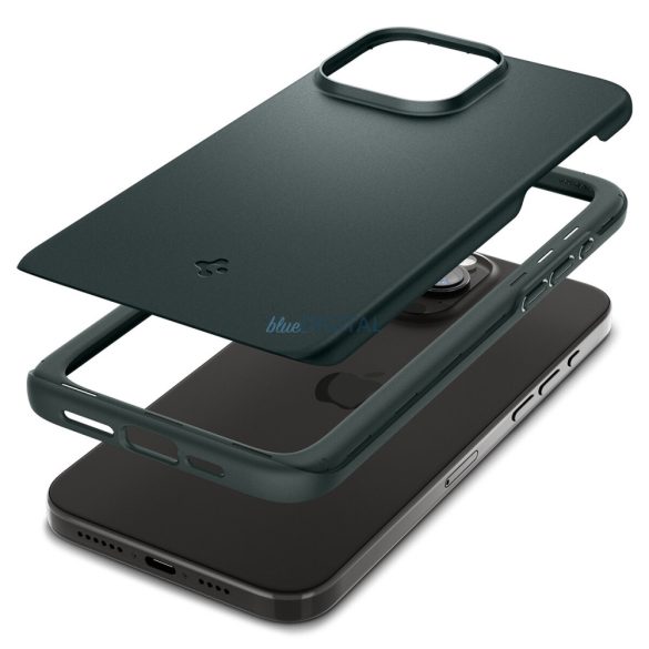 Spigen Thin Fit tok iPhone 15 Pro - zöld