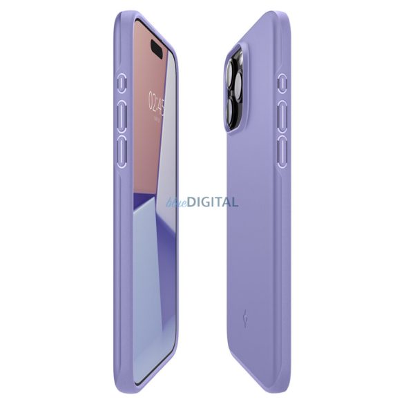 Spigen Thin Fit tok iPhone 15 Pro - lila